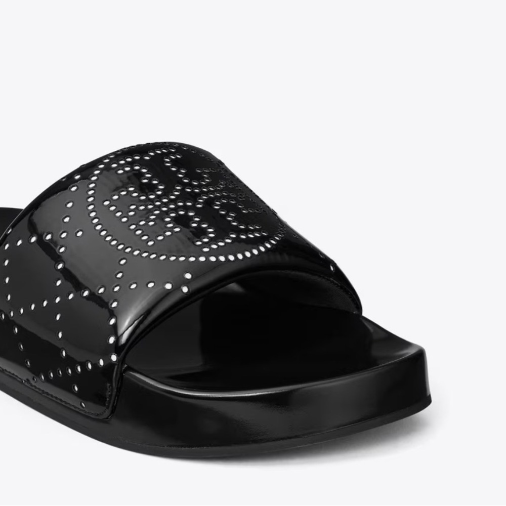 Tory Burch Double T pool slides - Picture 4 of 5